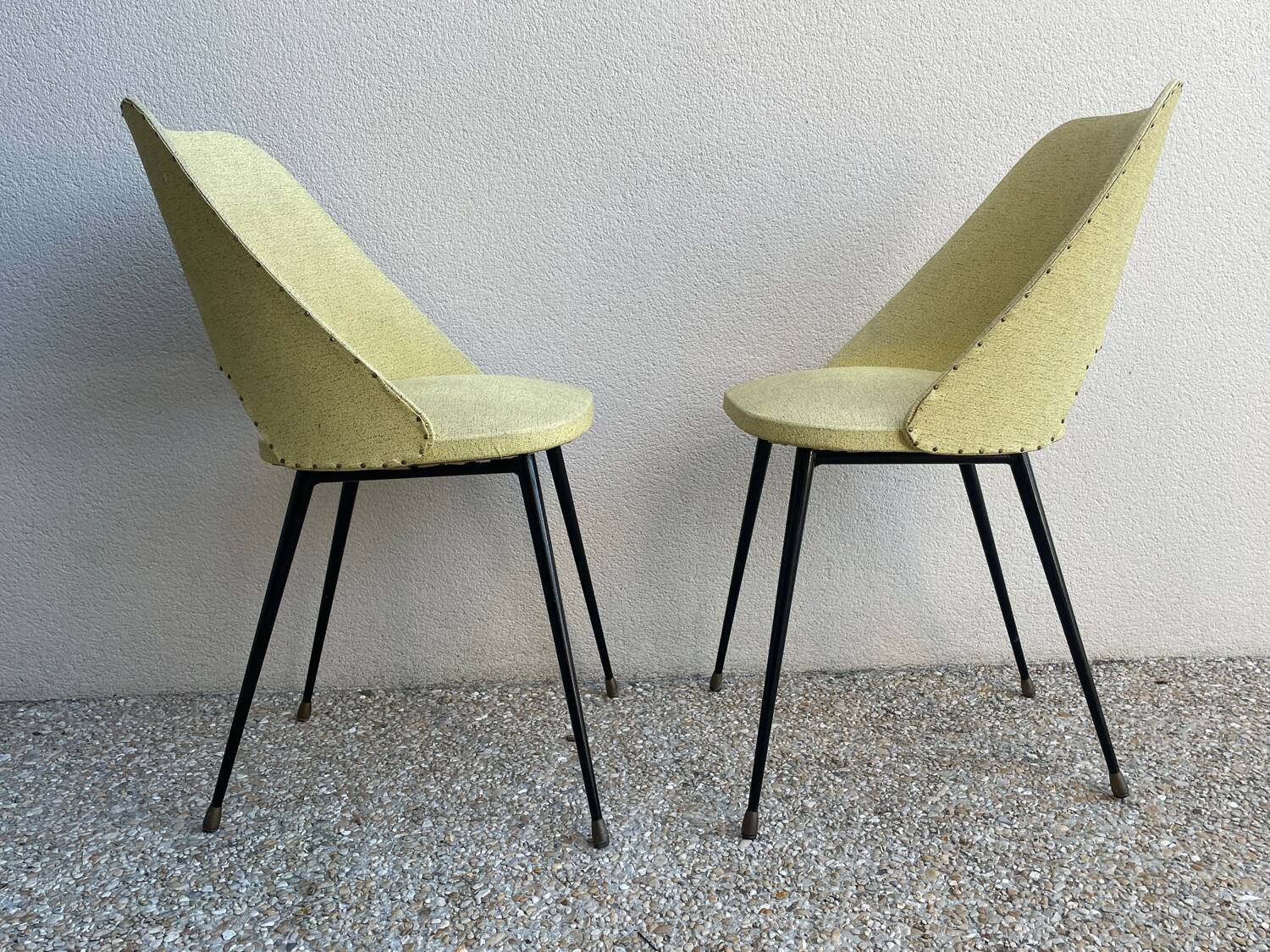 Pair of Achille Decomère chairs