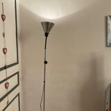 Vintage e-reader floor lamp articulated arm design