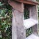 Artisan wooden ladder 6 steps