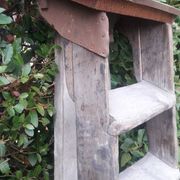 Artisan wooden ladder 6 steps