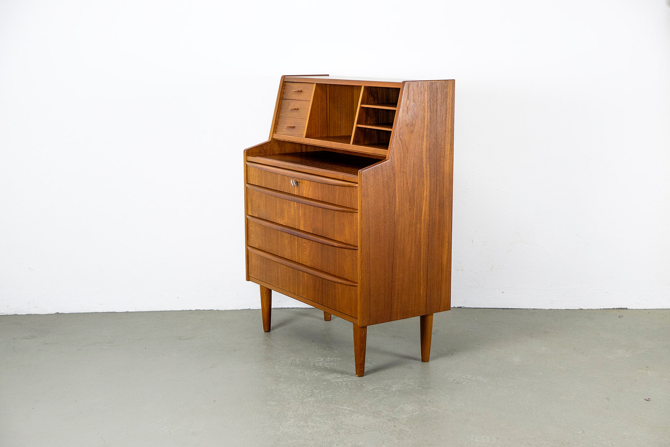 Teak Secretary by Christian Møller Möbelsnedkeri, 1960s