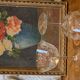 6 vintage butterfly champagne glasses