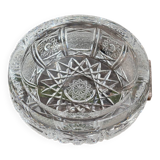 Ashtray, cut crystal pocket