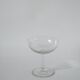 Set of 6 mismatched crystal champagne glasses 1930-1950
