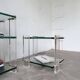 Consoles verre et Plexiglas années 80