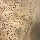 Brass tray in early 20th century