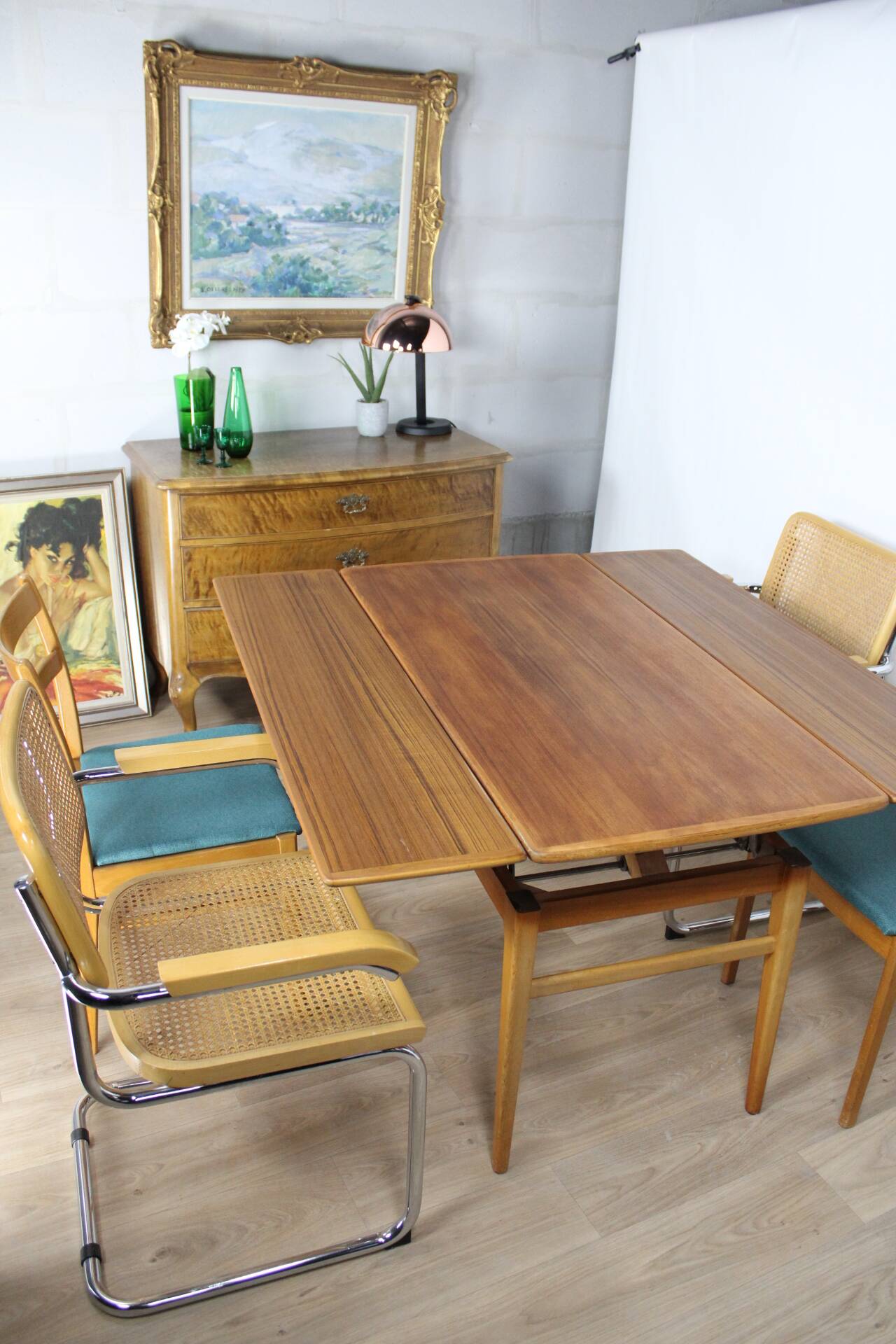 Table basse de copenhague “em table”, emmaboda möbelfabrik 1950 danemark