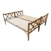 Pair of Trundle Beds 1960 Compass Feet 20th Century 50s 60s
