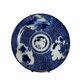 Japan, large white and blue porcelain plate from the 19th century.
