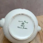 Vintage teapot and milk jug set Crown Ducal Chinese Garden – England