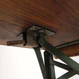 Folding bench, terrace bench, 216 cm long, 1960s