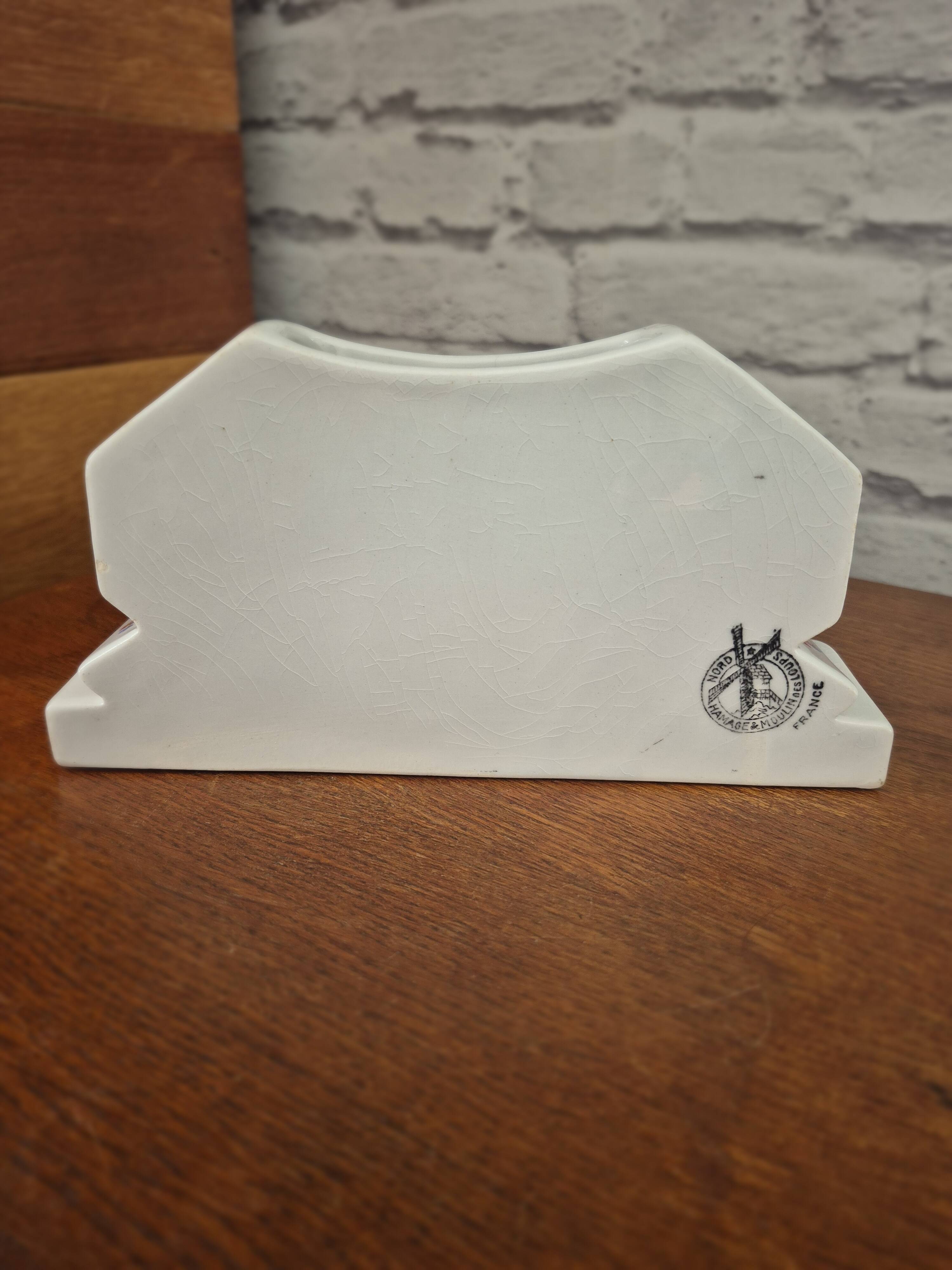 Vintage Art Deco Moulin des Loups Vase