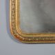 Miroir ancien en bois sculpté et doré, Italie, XIXe siècle