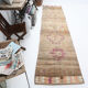 1960s antique wool vintage runner rug