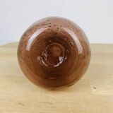 Vase soliflore verre bullé Biot violet