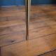 Tripod table in smoked glass – triangular top – 1950s–1960s