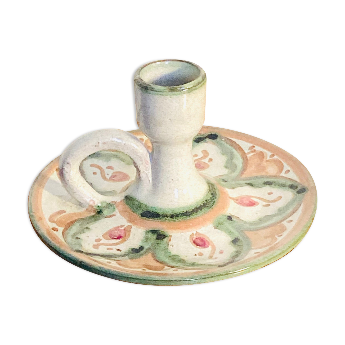 The ceramic candle holder
