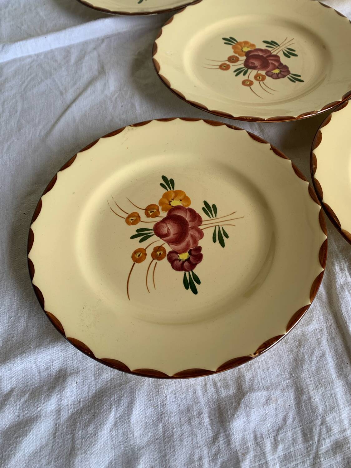 Set de 5 assiettes Longchamp – Modèle Agen