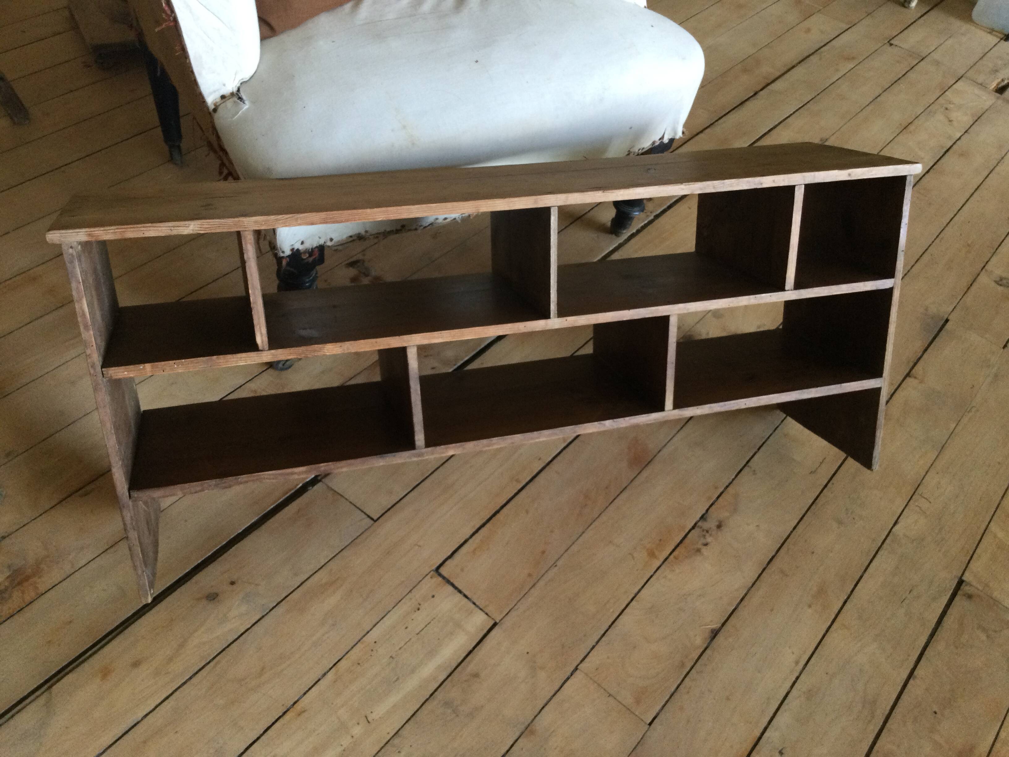 Antique wooden shelf