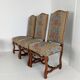 Beech Os De Mouton tapestry chairs (set of 6)
