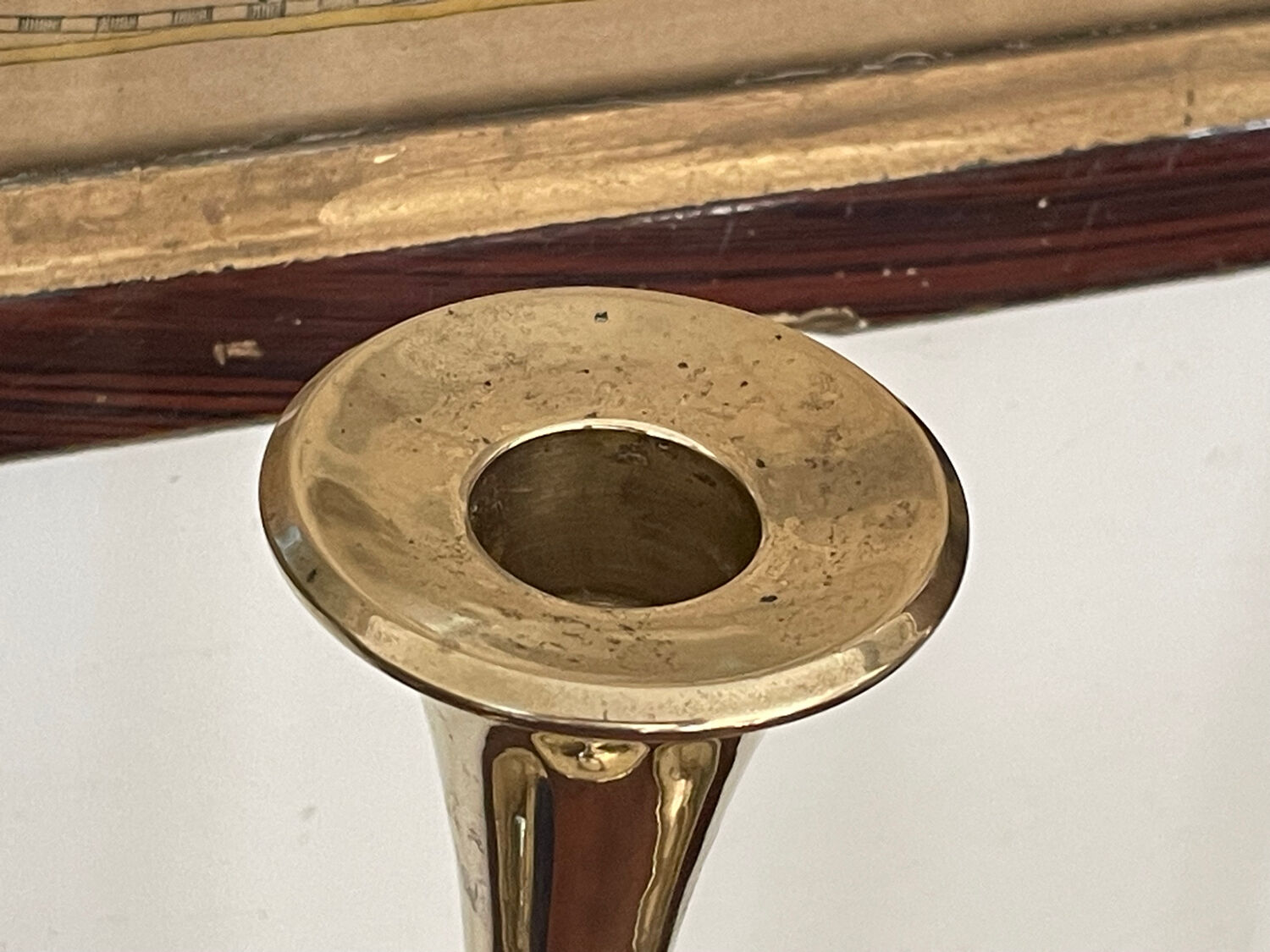 Set of 4 brass candle holders from Villeroy & Boch 45 to 21cm