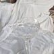 1 Val Saint Lambert crystal champagne glass, Nestor model, Hamle cut