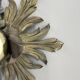35cm handmade Brass Floral Theatre Wall Ceiling Light, Italy 1970