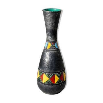 Deruta vase Italy mid-century
