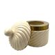 Tommaso Barbi, White Ice Bucket / jar, B Ceramiche Italy, ca. 1970