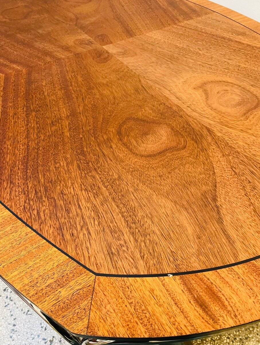 Mid-century dining table with chrome frame by Odenwald, 1960s