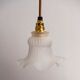 Small glass pendant light "Alba"