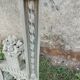 Beautiful antique wooden console with a marble top in Louis XVI style.