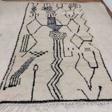 Handmade moroccan berber rug 278 x 150 cm
