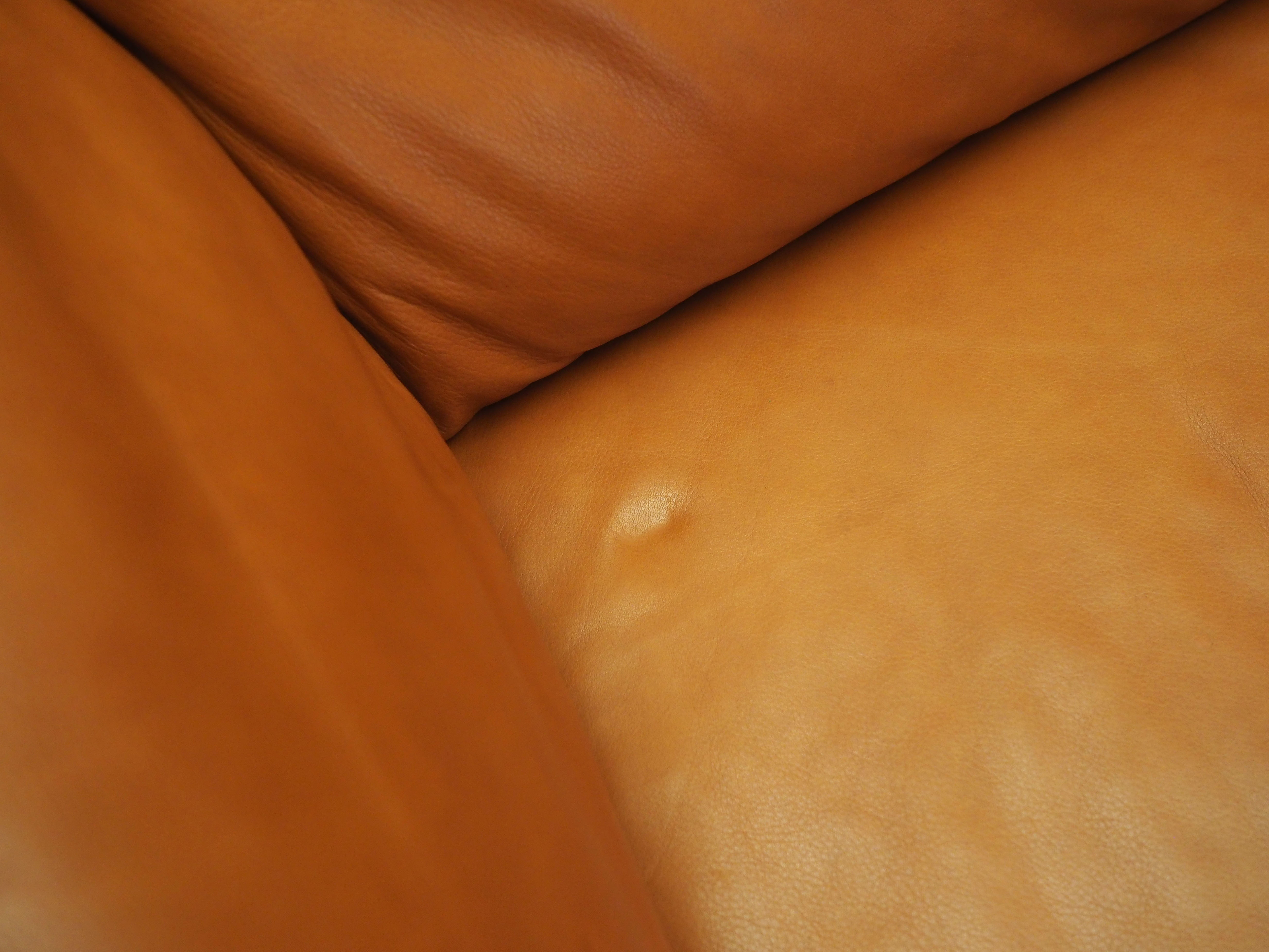 Leather sofa, danish design, 1960s, production: denmark