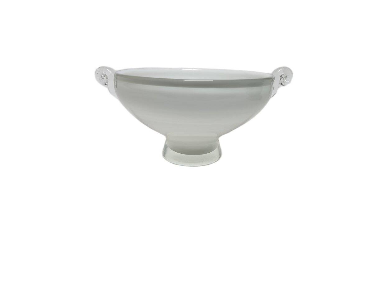 Glass basket from HSG Tarnowiec, Poland, 1970s