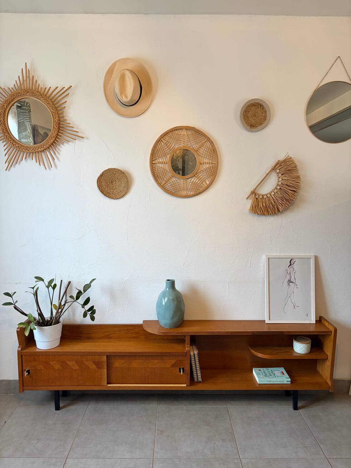 1960s vintage enfilade (shallow)