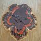 Vintage Vallauris ceramic plate - vine leaf