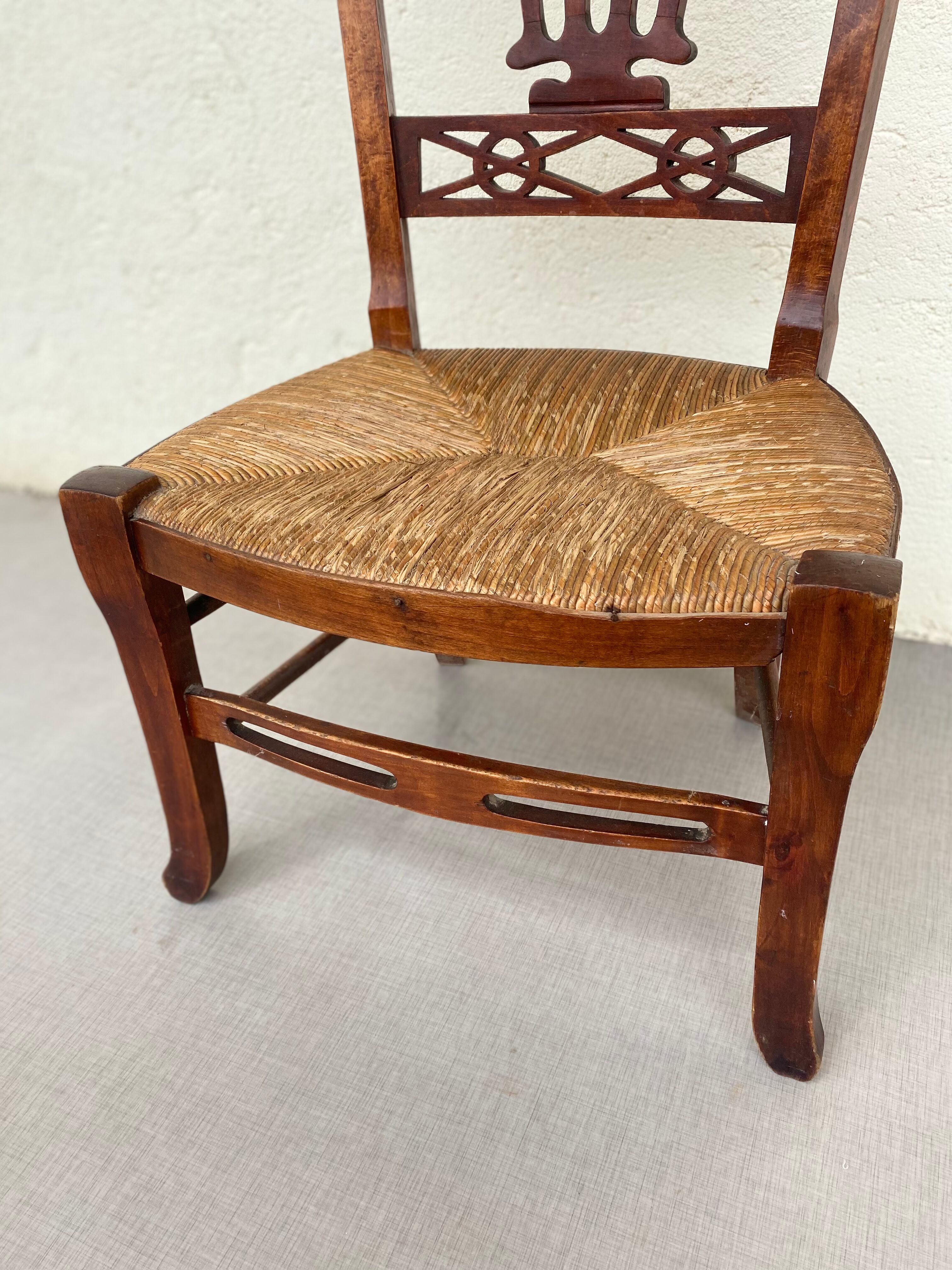 Art nouveau nurse chair