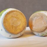 Pair of Quimper earthenware vases