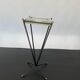 Lumax brass ashtray and glass 1960
