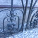 Pair of old wrought iron grid