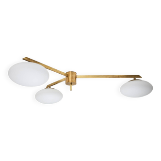 Trienale Ceiling Light in Brass