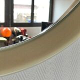 Vintage pop round mirror 1970s 49x49cm