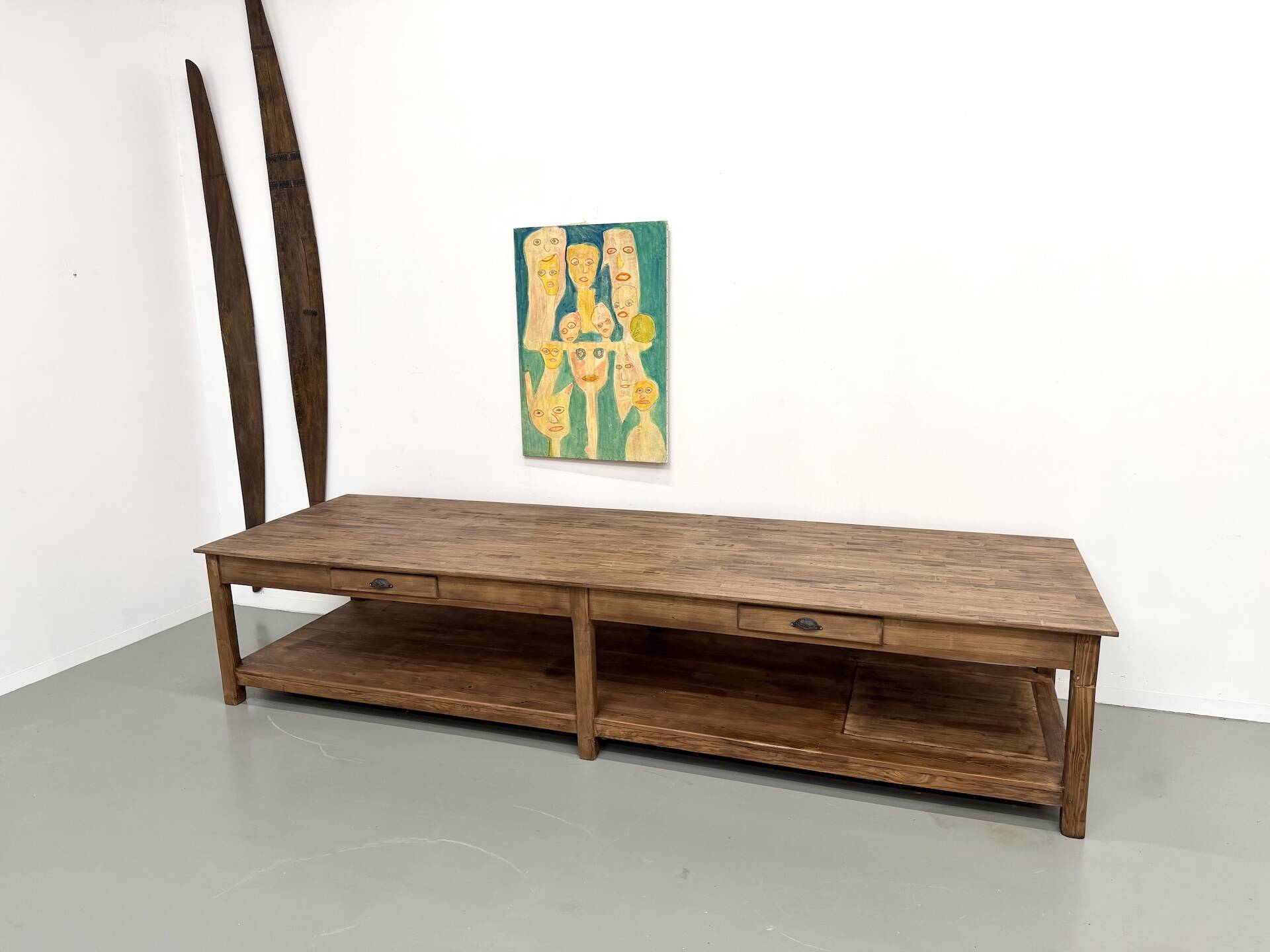 XXL draper's table from the 1950s