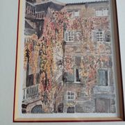 Frame with watercolour
