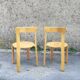 Pair of stackable chairs by Bruno Rey for Dietiker, Switzerland, 1970