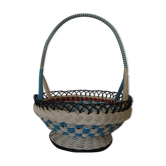 Panier a fruit scoubidou 1970