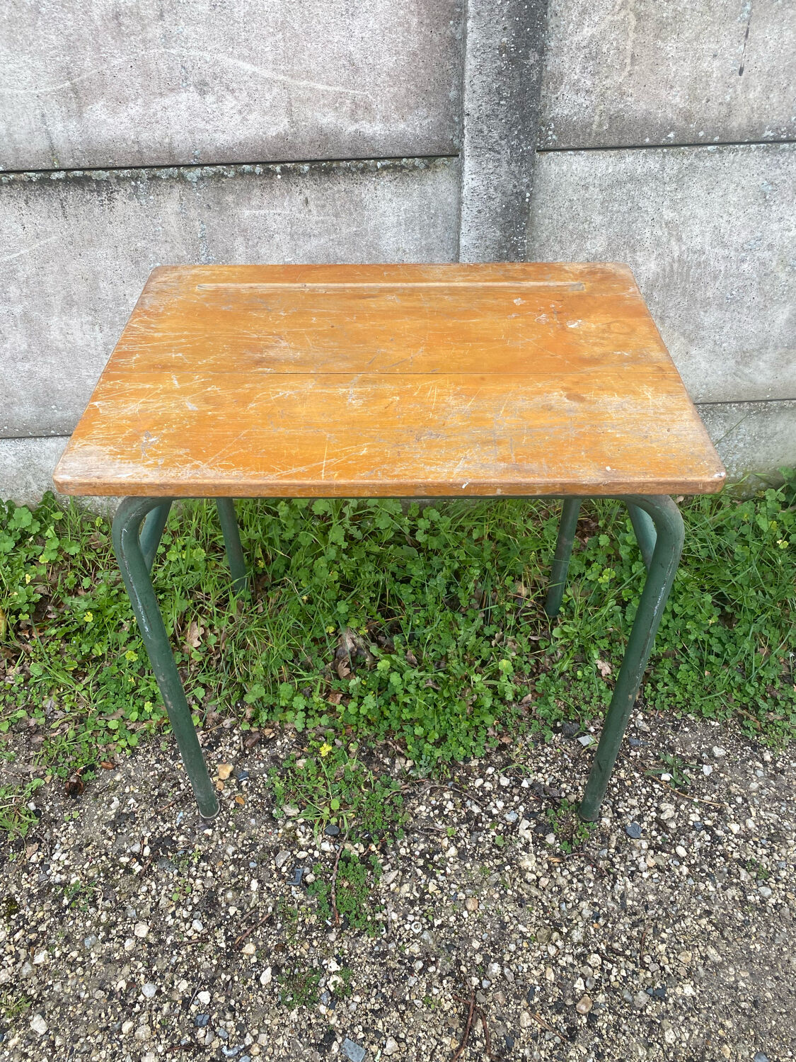 Vintage school desk