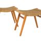 Footstool in the style of Audoux Minet | mid century modern vintage design