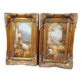 Paire de tableaux